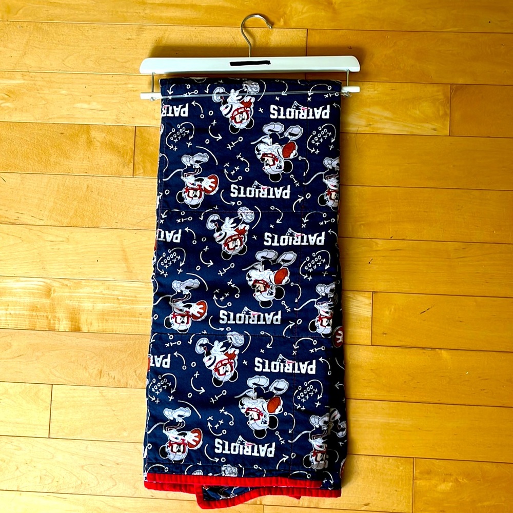 Handmade Mickey Mouse Patriots blanket